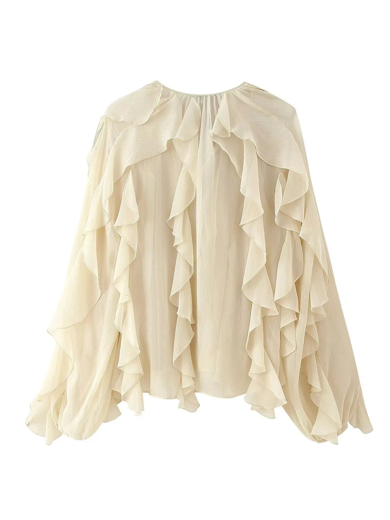 Chic Ruffle Shirt