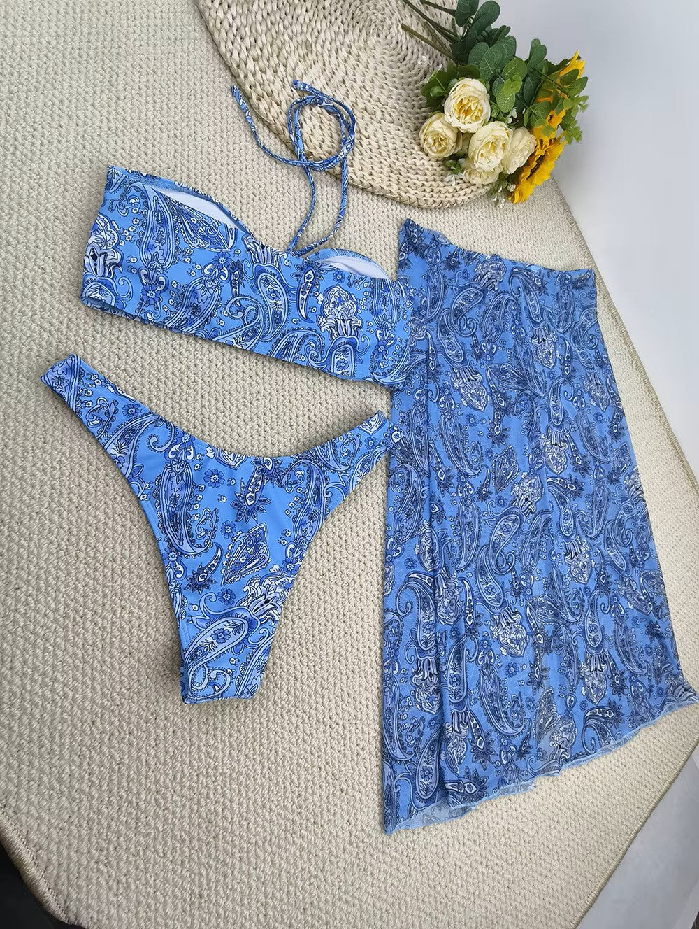 Sea Bloom Beach Suit