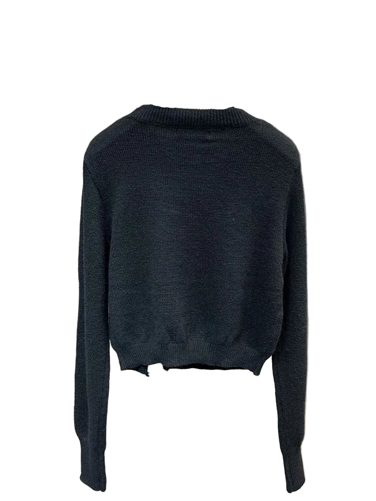 Vintage Gothic Knit Sweater