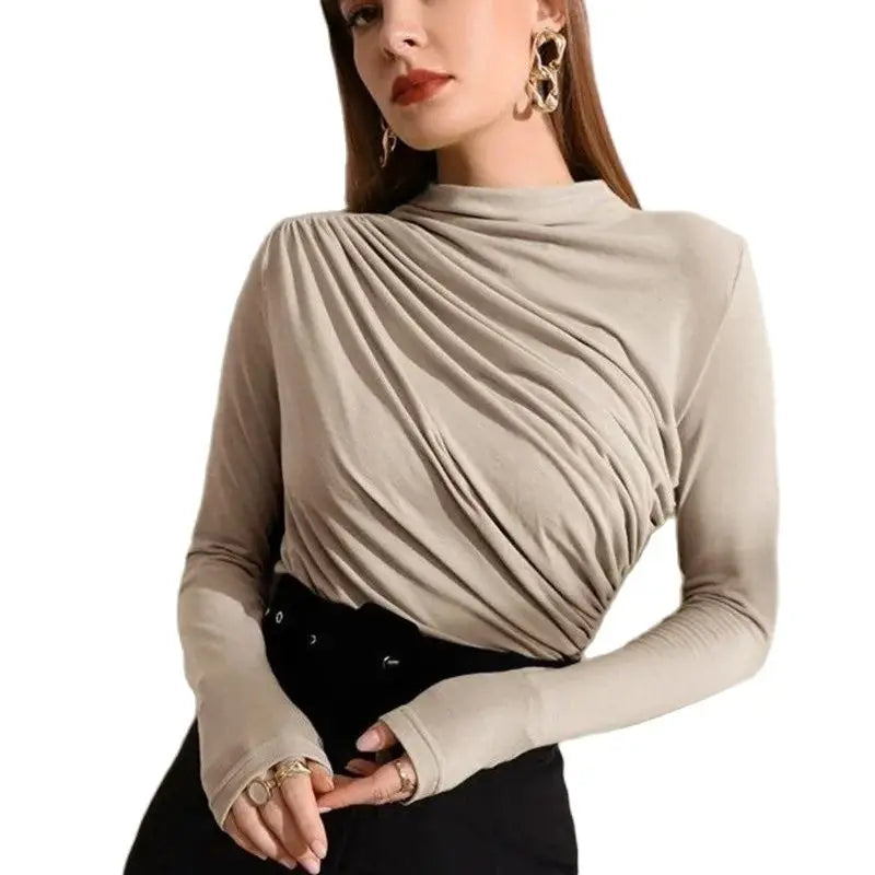 Cozy Pleated Blouse