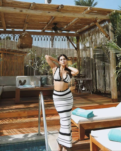 Stylish Knit Beach Set