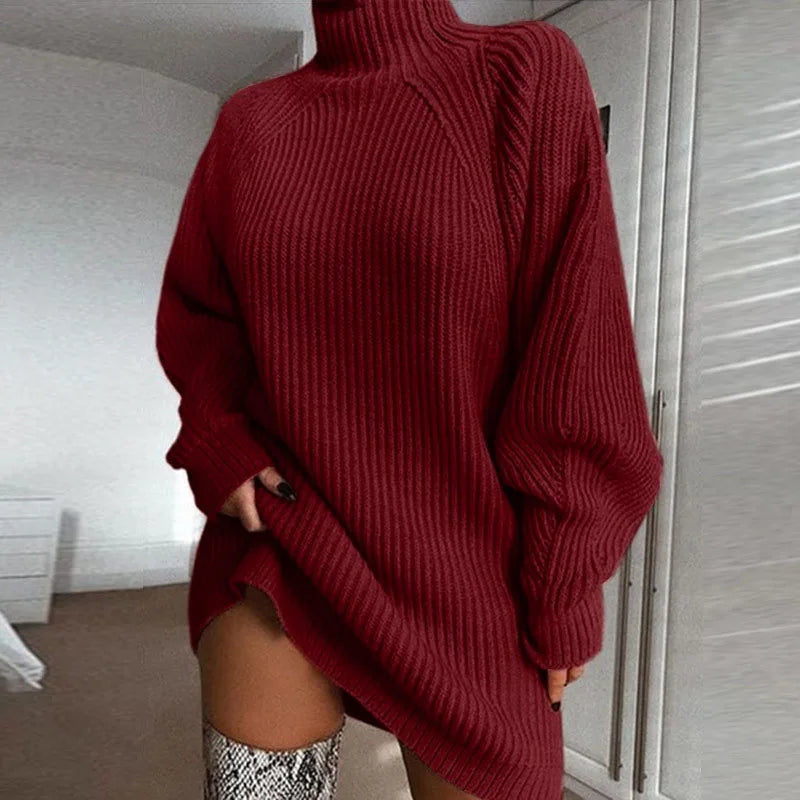 Cozy Knitted Sweater Dress