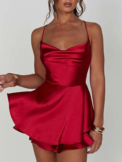 Satin Backless Bliss