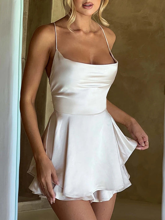 Satin Backless Bliss