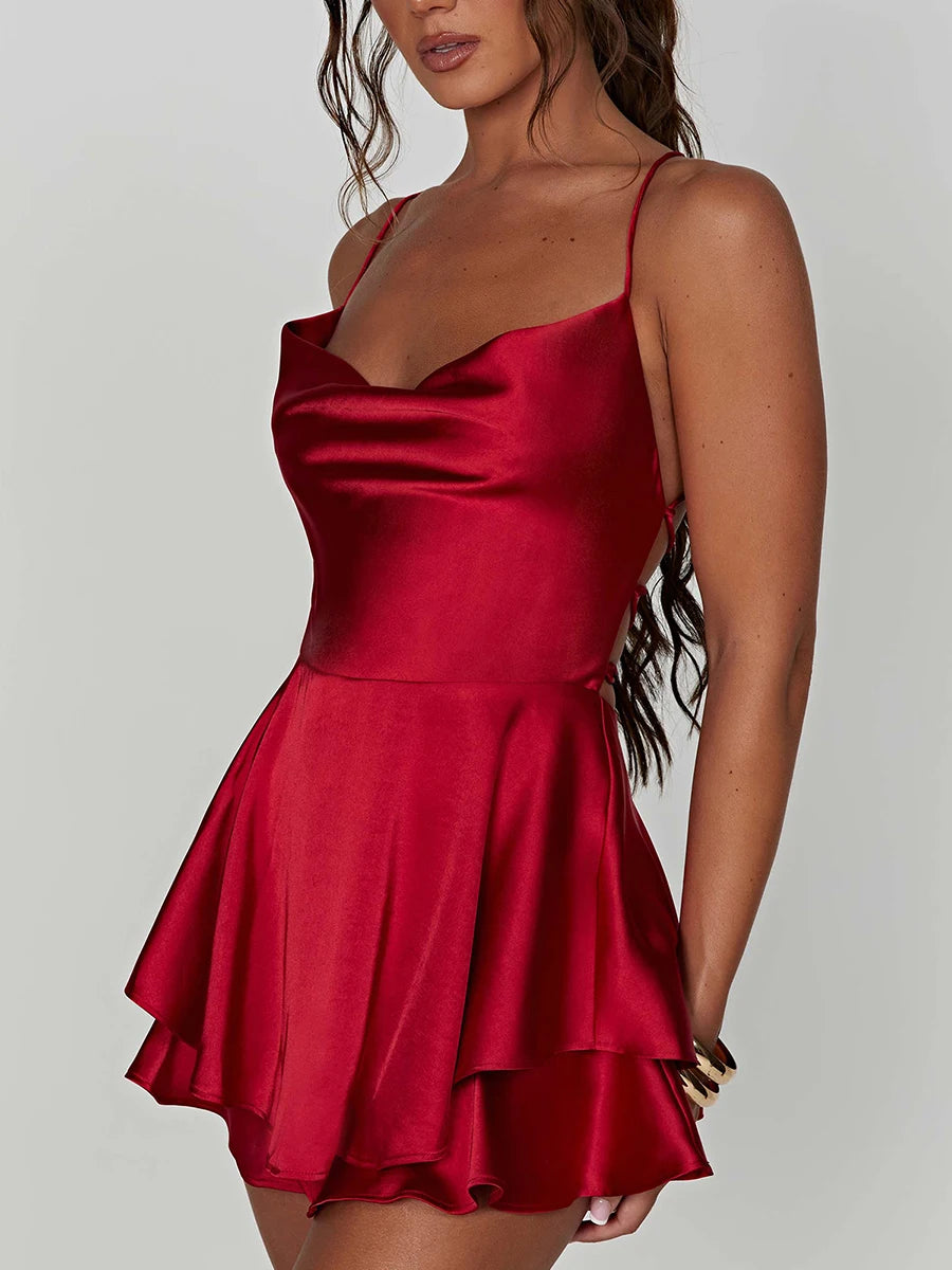 Satin Backless Bliss