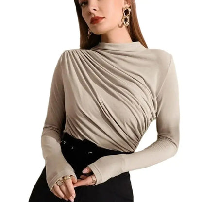 Cozy Pleated Blouse