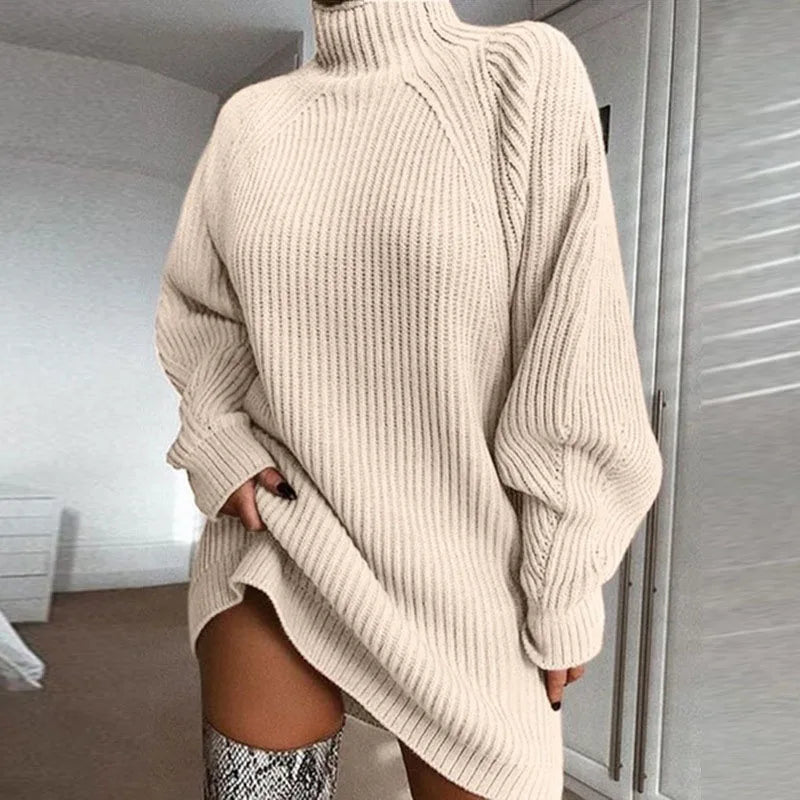 Cozy Knitted Sweater Dress