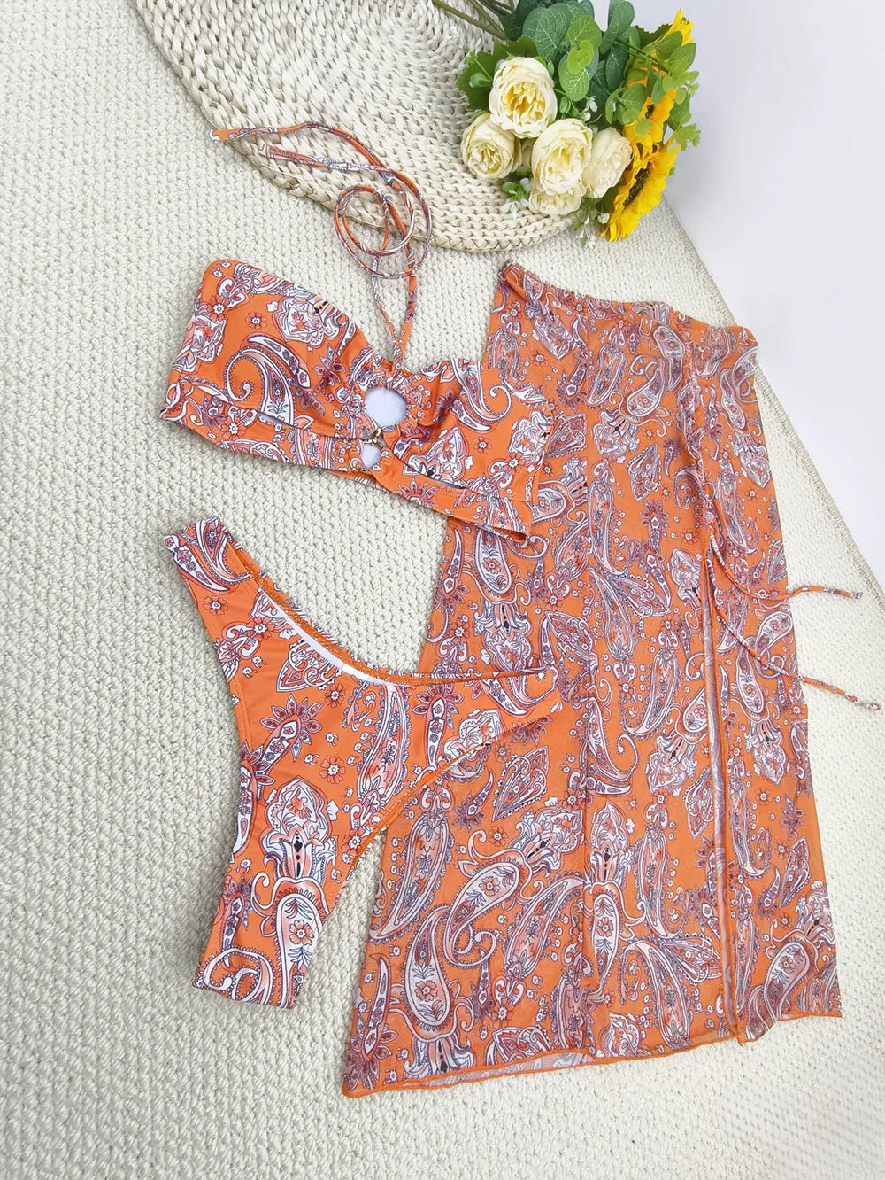 Sea Bloom Beach Suit