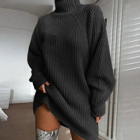 Cozy Knitted Sweater Dress