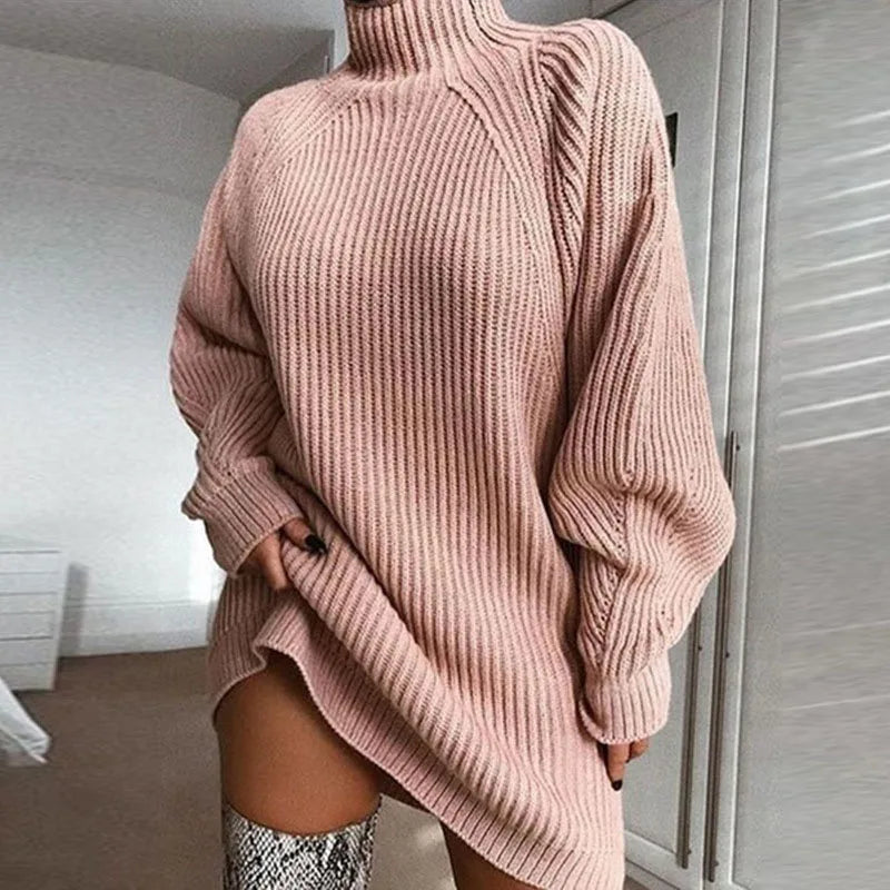 Cozy Knitted Sweater Dress