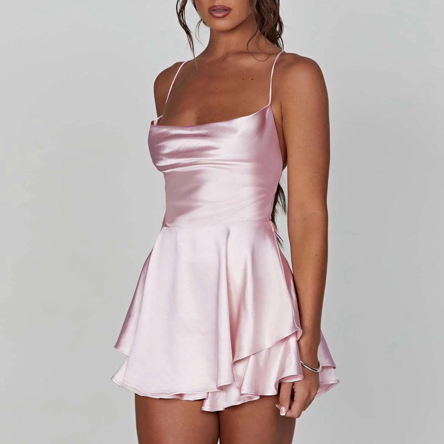 Satin Backless Bliss