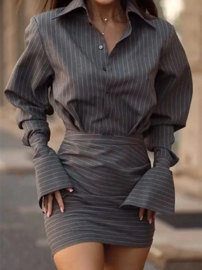 The Power Pinstripe Set