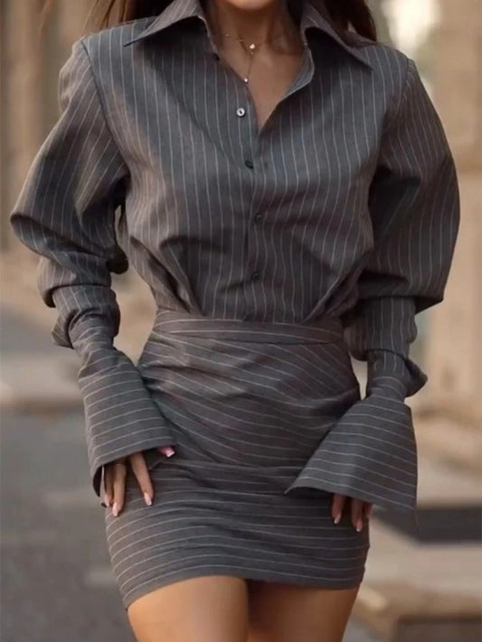The Power Pinstripe Set