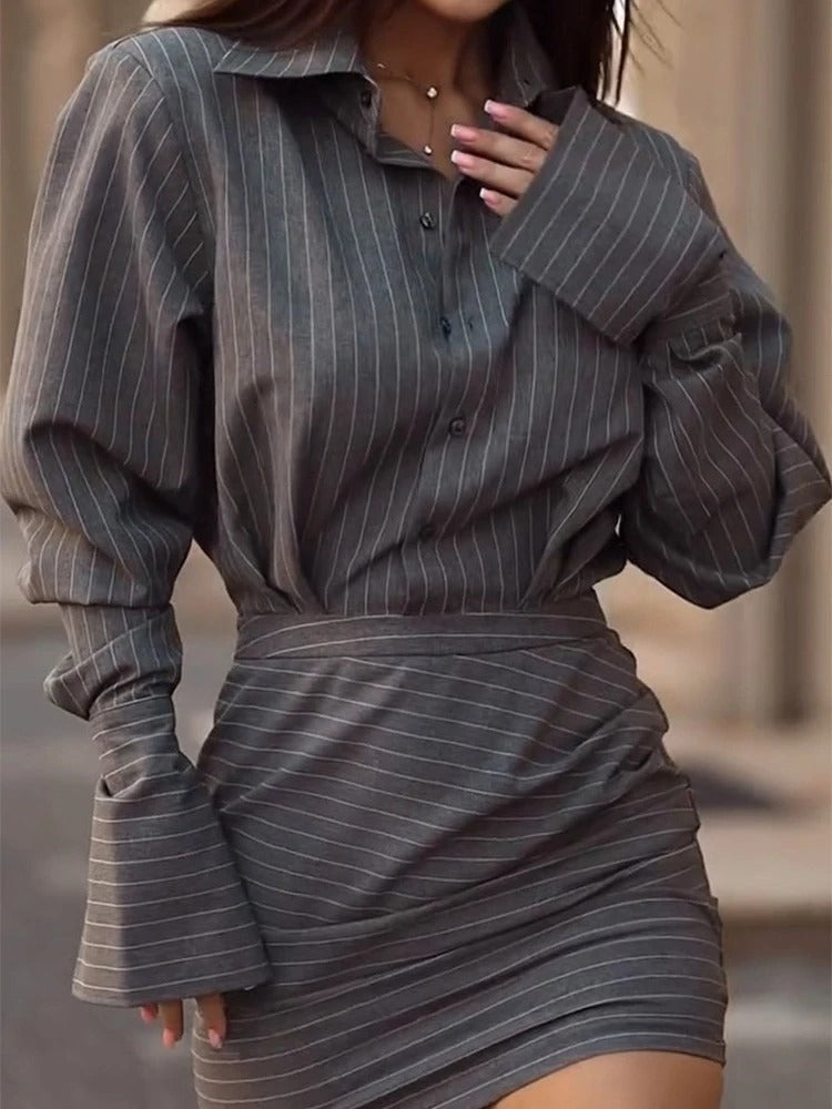 The Power Pinstripe Set